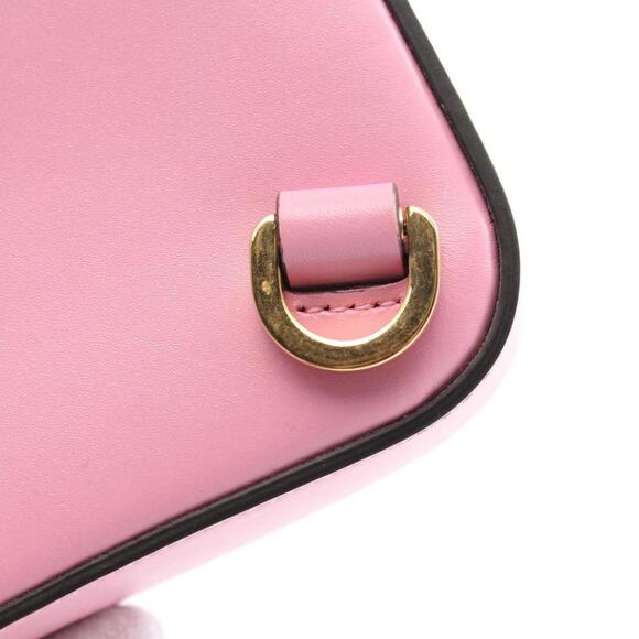 GUCCI Pink Leather Bamboo Bag - Picture 6 of 8